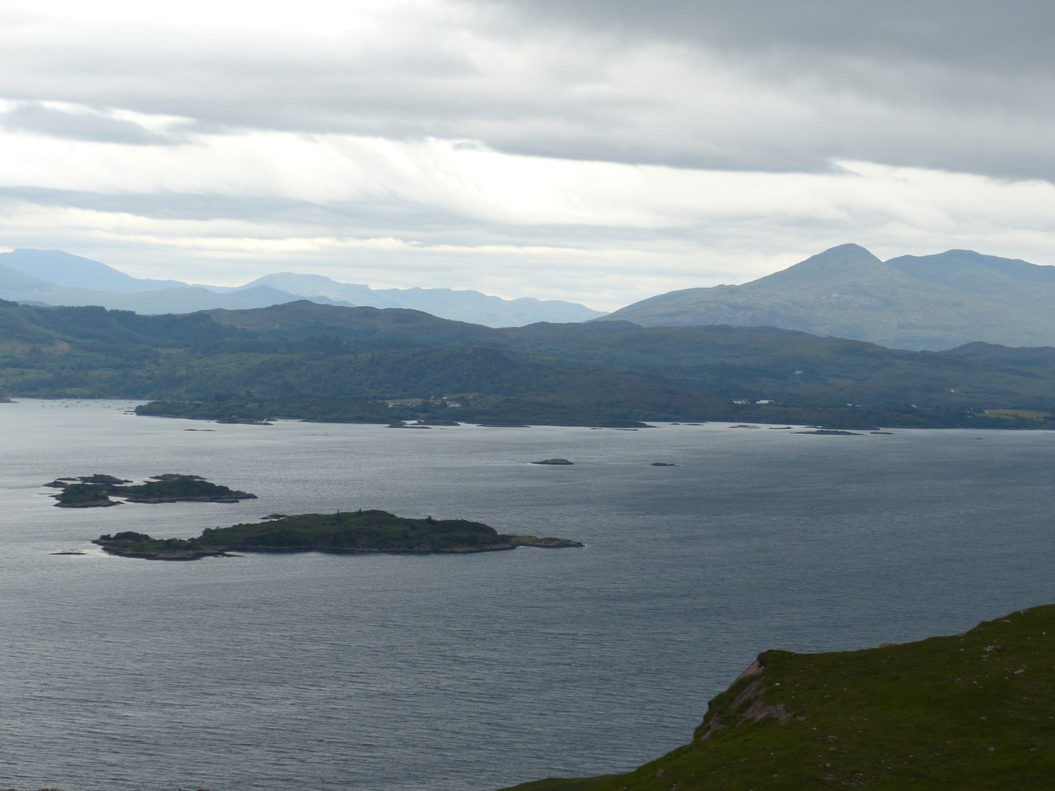 Views over the Applecross peninsula from Bealach na Bà